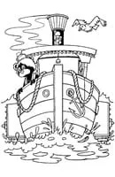 De Bereboot kleurplaat 7